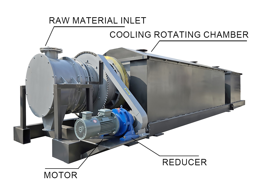 Rotary cooling machine